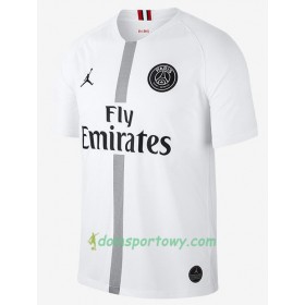 Koszulka Paris Saint-Germain Jodan Biały Trzeci Koszulki Piłkarskie 2018-2019 Krótki Rękaw 2018-2019 Krótki Rękaw